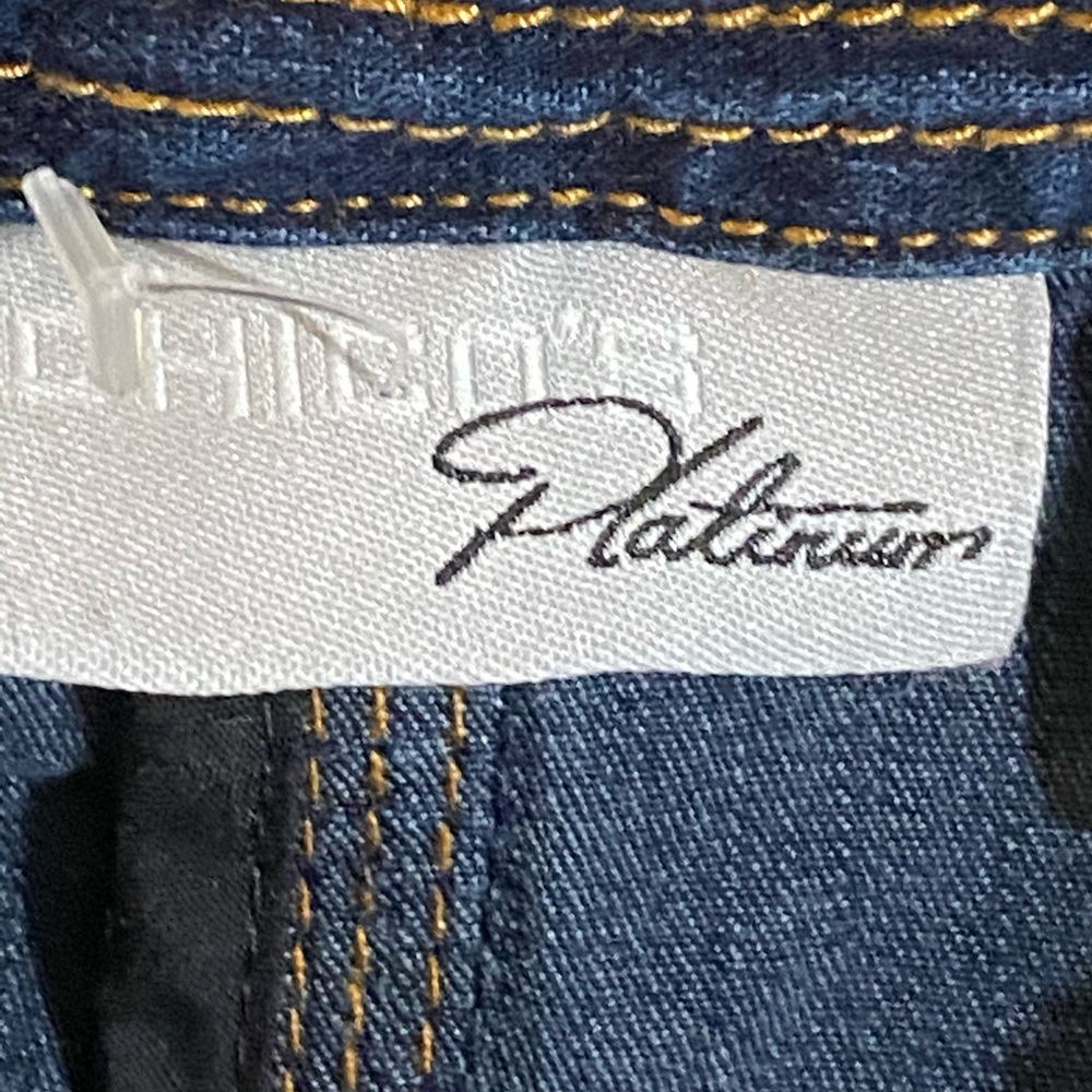 Chico’s Platinum Denim Jean Jacket - Picture 4 of 6